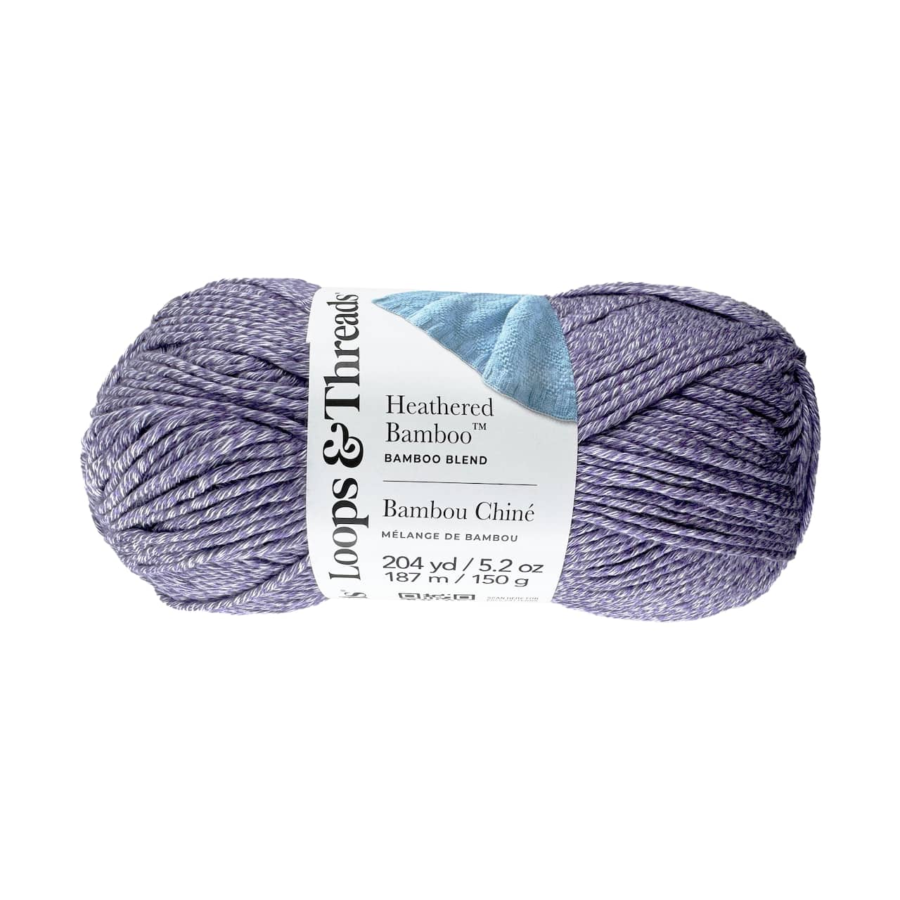 8 Pack: Heathered Bamboo™ Yarn by Loops & Threads®